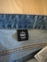 Vorschaubild 2 von Herren Denim Jeans Shorts Slim Fit Destroyed Look Gr. 34 Blau