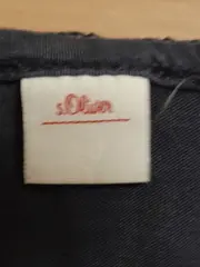 Vorschaubild 5 von Damen T-Shirt Baumwolle Kurzarm Rüschen Knopfleiste Blau M 38