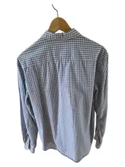 Vorschaubild 2 von Herren Freizeithemd Karohemd Blau Weiß Gr. L Regular Fit