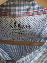 Vorschaubild 6 von Herren Freizeithemd Karohemd Blau Weiß Gr. L Regular Fit