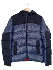 Vorschaubild 1 von Herren Steppjacke Daunenjacke Kapuze Blau Gr. M