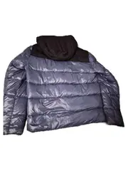 Vorschaubild 3 von Herren Steppjacke Daunenjacke Kapuze Blau Gr. M