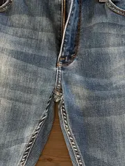 Vorschaubild 4 von Herren Jeans Regular Fit Baumwolle Stretch Blau W33 L34