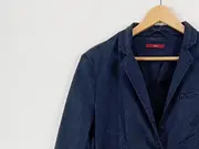 Vorschaubild 3 von Damen Blazer Sakko Business Casual Blau Baumwollmix Gr. 40