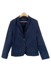 Vorschaubild 1 von Damen Blazer Sakko Business Casual Blau Baumwollmix Gr. 40