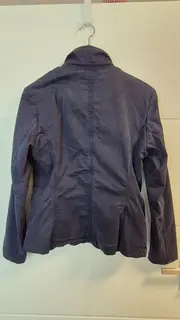 Vorschaubild 4 von Damen Blazer Sakko Business Casual Blau Baumwollmix Gr. 40