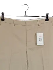 Vorschaubild 3 von Herren Stoffhose Business Baumwolle Beige Gr. 48 W32