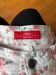 Vorschaubild 5 von Jeans Slim Fit Damen Baumwolle Blumenmuster W28/36/S