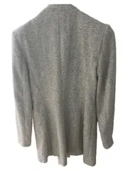 Vorschaubild 4 von Damen Leichte Jacke Mantel Fischgrät Grau Gr. XS 34