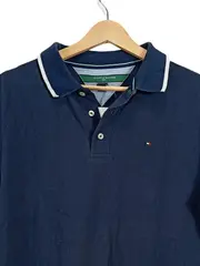 Vorschaubild 3 von Golf Poloshirt Herren Gr. 50/L Blau Baumwolle Logo Casual Shirt