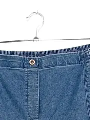 Vorschaubild 5 von Capri Jeans Shorts Damen Baumwolle Stretch Blau Gr. 48