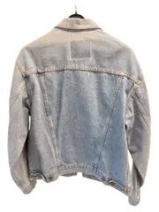 Vorschaubild 2 von Jeansjacke Herren Blau Klassisch Baumwolle Freizeit Gr. XL 58cm