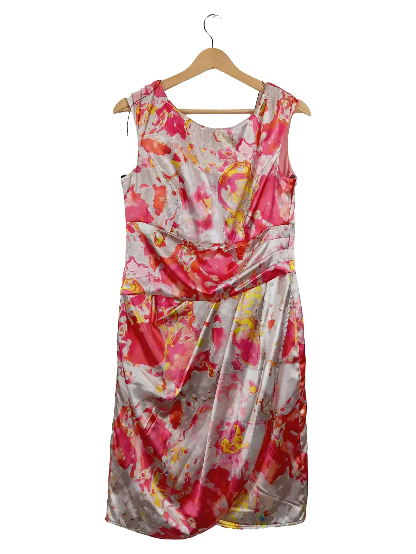 VERA MONT Cocktailkleid Gr. 40 L Festlich Elegant Midikleid Abstrakt Mehrfarbig