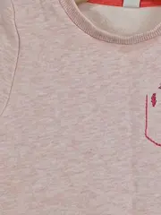 Vorschaubild 2 von Mädchen Sweatkleid Rosa Gr. 80 Baby Kleid Baumwolle