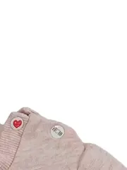 Vorschaubild 3 von Mädchen Sweatkleid Rosa Gr. 80 Baby Kleid Baumwolle