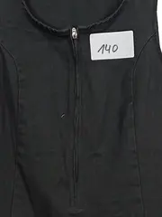 Vorschaubild 3 von Mädchen Trägerkleid Gr. 140 Schwarz Faltenrock Schule Freizeitkleid