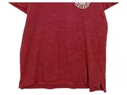 Vorschaubild 3 von Herren Poloshirt Gr. L rot meliert Kurzarm Freizeit Stickerei