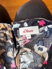 Vorschaubild 4 von Damen Bluse Langarm Gr. 36/S Mehrfarbig Abstrakt Viskose