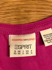 Vorschaubild 3 von Damen Langarmshirt Basic Pink Gr. XS Baumwolle Stretch