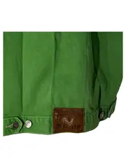 Vorschaubild 6 von Kinder Jeansweste Gr. 140 Grün Ärmellos Baumwolle Freizeit Vintage