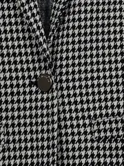 Vorschaubild 3 von Damen Blazer Hahnentritt Gr. 34/XS Schwarz Weiß Business