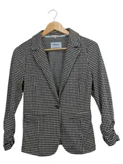 Vorschaubild 1 von Damen Blazer Hahnentritt Gr. 34/XS Schwarz Weiß Business