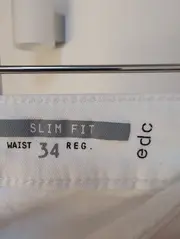Vorschaubild 3 von Damen Jeans Slim Fit Weiß Gr. 34 W34 Hose Stretch