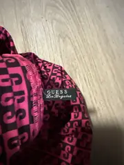 Vorschaubild 7 von Damen Leggings Logo-Print Pink Schwarz Gr. XS Streetwear