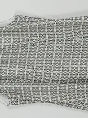 Vorschaubild 3 von Premium Damen Sommerkleid Gr. 38 Weiß Geometrisch Muster