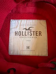 Vorschaubild 5 von Kapuzenpullover Herren M Rot California Logo Hoodie Sweatshirt