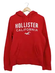 Vorschaubild 1 von Kapuzenpullover Herren M Rot California Logo Hoodie Sweatshirt