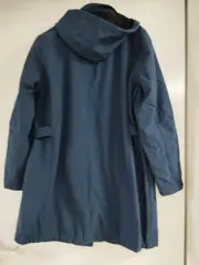 Vorschaubild 2 von Outdoorjacke Damen Blau Gr. 44/XXL Kapuze Polyester Herbst Winter