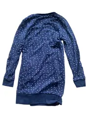 Vorschaubild 2 von Mädchen Sweatkleid Gr. 146/152 Blau Punkte Langarm