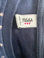 Vorschaubild 6 von Mädchen Sweatkleid Gr. 146/152 Blau Punkte Langarm