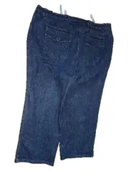 Vorschaubild 5 von Damen Jeans Straight Leg Gr. 50 Blau Baumwolle