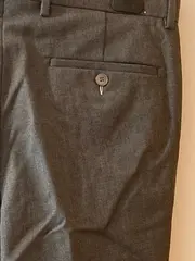 Vorschaubild 4 von Anzughose Herren Wolle Meliert Business Klassisch Grau W32/48