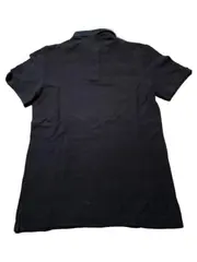 Vorschaubild 2 von Herren Poloshirt Gr. L/50 Blau Meliert Baumwolle Fitted