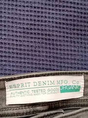 Vorschaubild 6 von Herren Jeans Regular Fit Grau W34/L31 Organic Denim Baumwolle