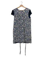 Vorschaubild 1 von Tunikakleid Damen Blau Paisley Midikleid Boho Freizeit Gr. 42 XL