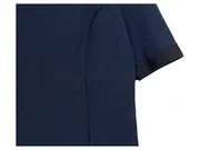 Vorschaubild 5 von Premium Damen Businesskleid Gr. 44 Blau Strukturmuster Kurzarm