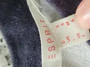 Vorschaubild 5 von Damen Pullover Gr. 36/S Blau Punkte 100% Baumwolle Langarm Casual