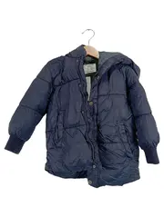 Vorschaubild 1 von Steppjacke Kinder Blau Gr. 98 Kapuze Reißverschluss Alltag