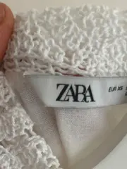 Vorschaubild 5 von Damen Bluse 34/XS Weiß mit Spitze und Häkeldetails
