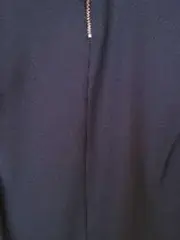 Vorschaubild 4 von Damen Bluse Gr. 36 Dunkelblau Kurzarm Elegant Drapiert