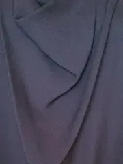 Vorschaubild 3 von Damen Bluse Gr. 36 Dunkelblau Kurzarm Elegant Drapiert