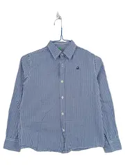 Vorschaubild 1 von Hemd Kinder Gr. 140 Kariert Blau Weiß Langarm