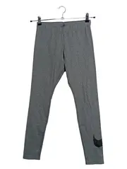 Vorschaubild 1 von Damen Leggings Grau M Swoosh Logo Sportleggings Baumwolle