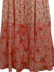 Vorschaubild 5 von Damen Sommerkleid Blumenmuster Pink Gr. 40/L Romantisch