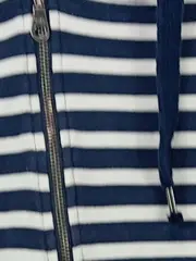 Vorschaubild 3 von Kapuzenjacke Damen Gr. S Blau Weiß Gestreift Maritim