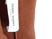 Vorschaubild 6 von Langarmshirt Damen Gr. 36 Braun Stehkragen Viskose Reißverschluss